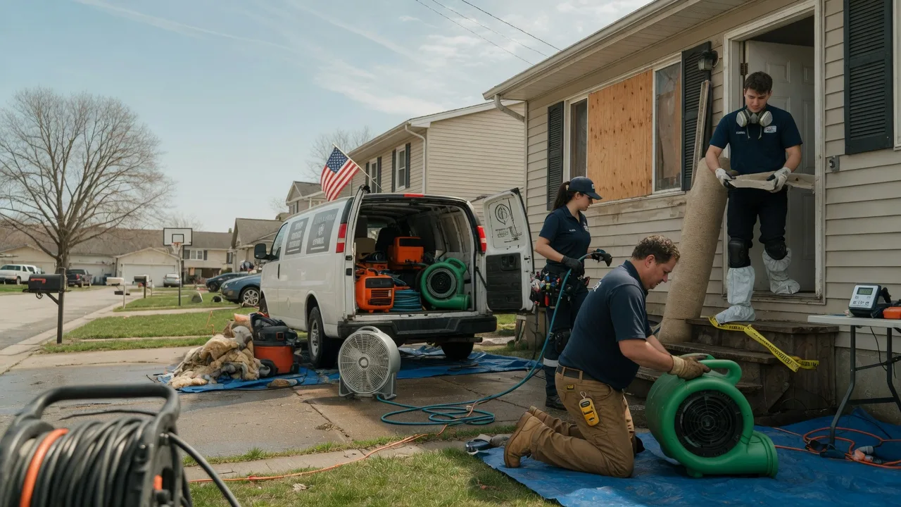 Water Damage Restoration in Beckemeyer, IL near me